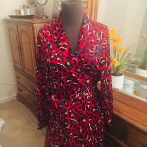 Beautiful Multi Color Wrap Dress